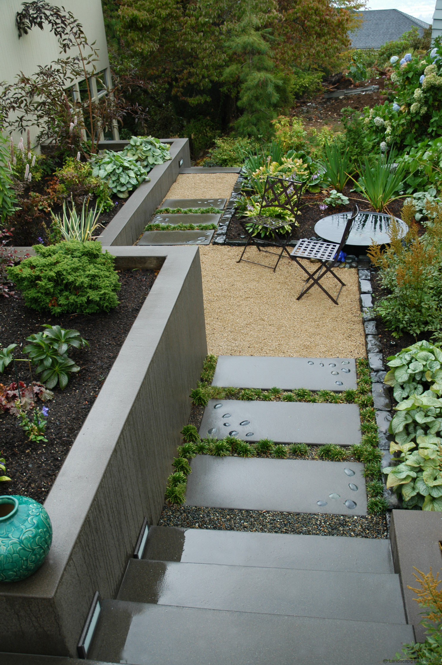  landscape ideas with retaining wall