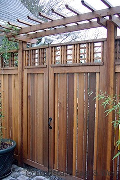 asian style gates Wood