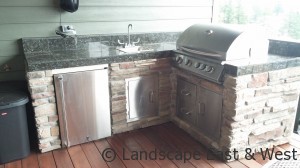 Stainless Steel Grill Island
