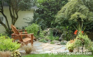 Lawn with Hardscaping Option 