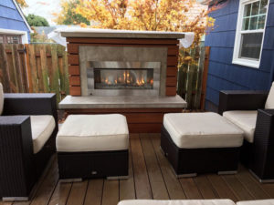 Landscape East West Sandmeyer Gas Fireplace