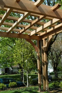 Cedar Pergola Design for Portland Landscaping