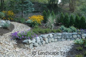 Retaining Wall Design: Basalt Boulder and Wallrock